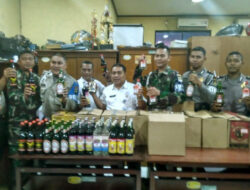 Di Batuceper, Tim Alap-alap Menyita Ratusan Botol Miras