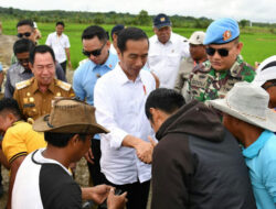 Hari Kedua Kunker, Jokowi Tinjau Tiga Proyek Bendungan