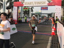 Ananta Ikut Lari Maraton di Ajang Serpong Green Warrior Run