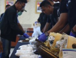 Penyelundupan Narkoba Puluhan Kilogram Digagalkan Petugas Gabungan