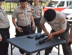 Sepekan Lebaran, Polresta Tangerang Gelar Lomba Bongkar-Pasang Senjata