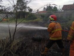 BPBD Kota Tangerang Padamkan Kebakaran Lahan Kemenkumham