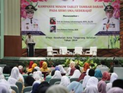 Benyamin Sosialisasikan Obat Penambah Darah