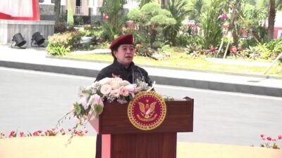 Resmikan Patung Bung Karno, Puan Ajak Taruna Intelejen Menginspirasi Dedication Of Life Bung Karno