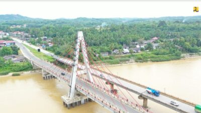 Menteri Basuki Resmikan Sejumlah Infrastruktur di Dharmasraya