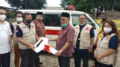 Tagana Bodhi Banten Diserahkan Ambulance Oleh Ananta Wahana