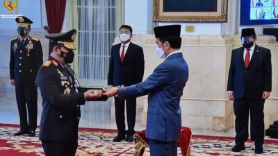 Presiden Joko Widodo Resmi Lantik Listyo Sigit Prabowo Sebagai Kapolri