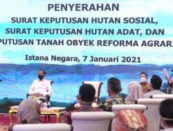 Gubernur Sulut Ikuti Penyerahan SK Dua Hutan dan TORA Dari Presiden