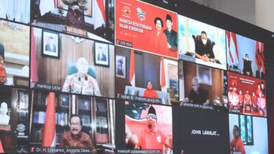Presiden Jokowi Hadir Secara Virtual pada HUT ke-48 PDIP