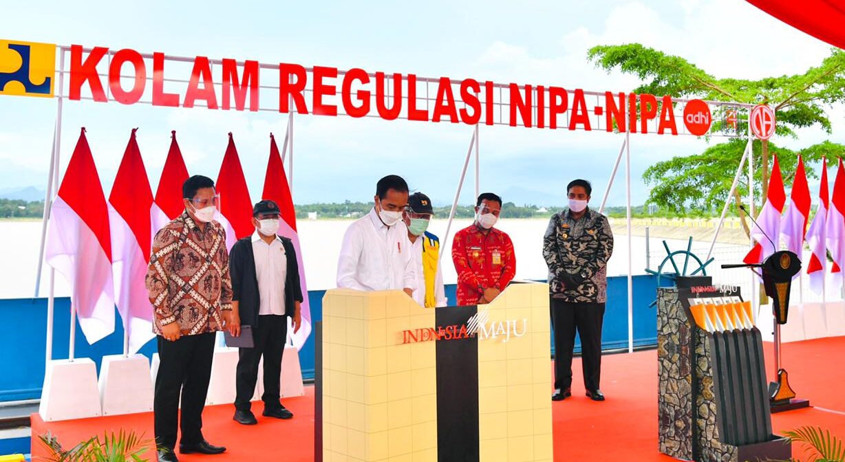 Resmikan Kolam Regulasi Nipa-Nipa