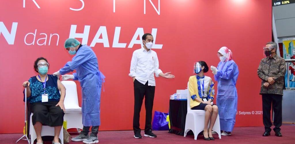 Vaksinasi Massal Petugas Perbankan dan Pasar Modal