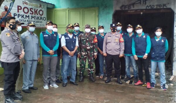 Satgas Covid-19 Desa Rawa Kidang Blusukan