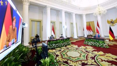 Presiden Jokowi dan Kanselir Angela Merkel Lakukan Pertemuan Bilateral