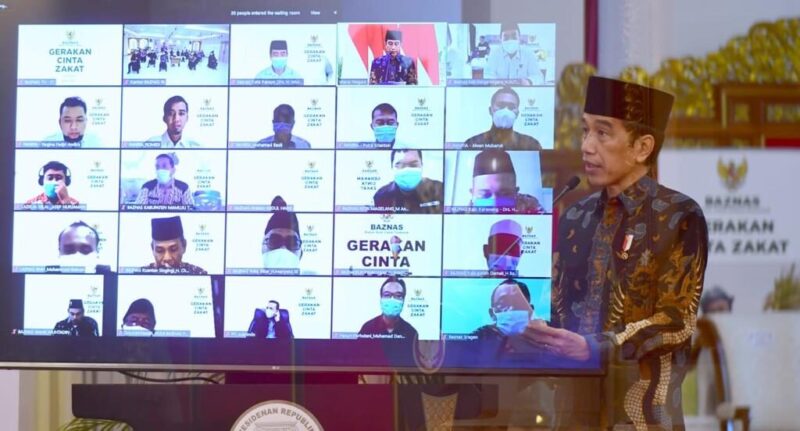 Presiden Serahkan Zakat