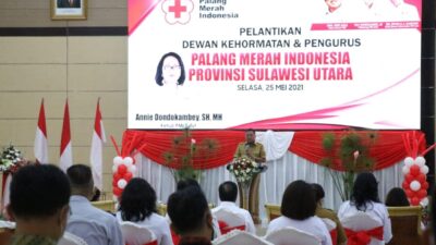 Gubernur Olly Dampingi Jusuf Kalla Hadiri Pelantikan Dewan Kehormatan dan Pengurus PMI Sulut