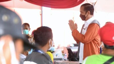 Presiden Tinjau Vaksinasi Difabel