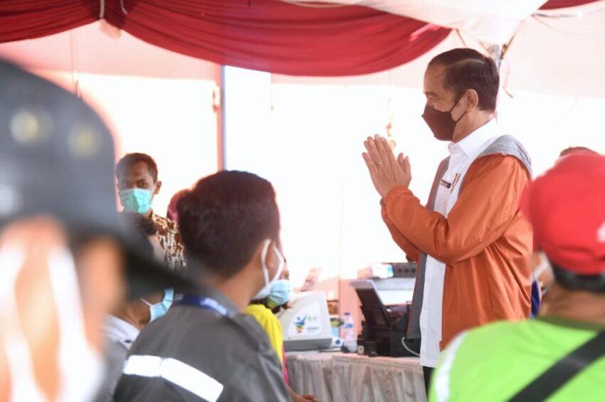 Presiden Tinjau Vaksinasi Difabel