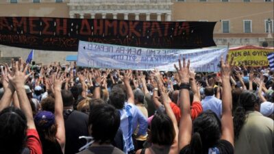 Gerakan Menolak Vaksin Covid-19 di Yunani