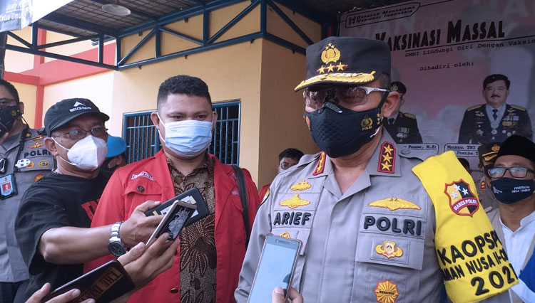 Vaksinasi GMNI POLRI