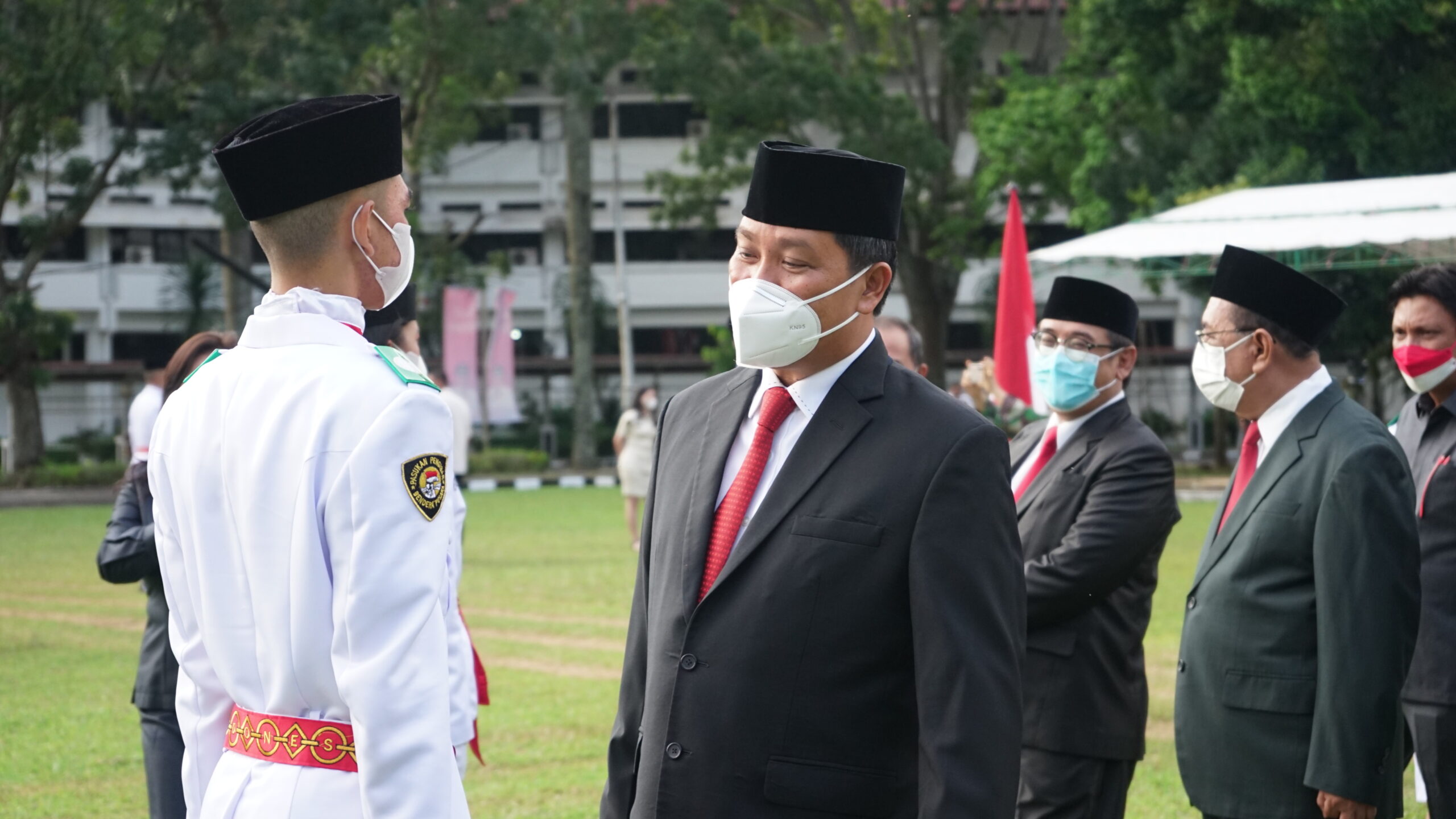 Wagub Steven Jadi Pembina Upacara Pengukuhan Paskibraka Sulut