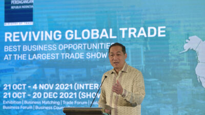 Trade Expo Indonesia ke-36 Digital Edition, Mendag Lutfi Targetkan Nilai Transaksi Rp21,1 triliun