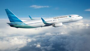 Beredar video pesawat Garuda Indonesia mendarat oleng