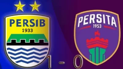 Gol penalti Bruno Cantanhede antar Persib tekuk Persita 1-0