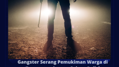 Gangster Serang Pemukiman Warga di Tangerang dengan Sajam, Polisi Turunkan Tim Buru Pelaku