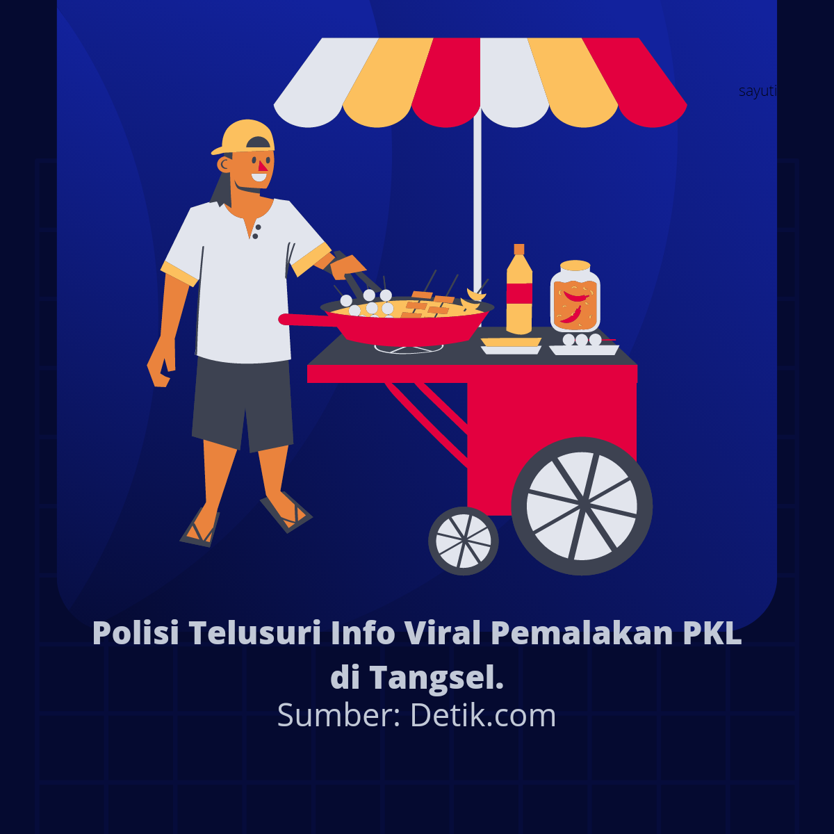 Polisi Telusuri Info Viral Pemalakan PKL di Tangsel.