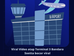Viral Video atap Terminal 3 Bandara Soetta bocor viral