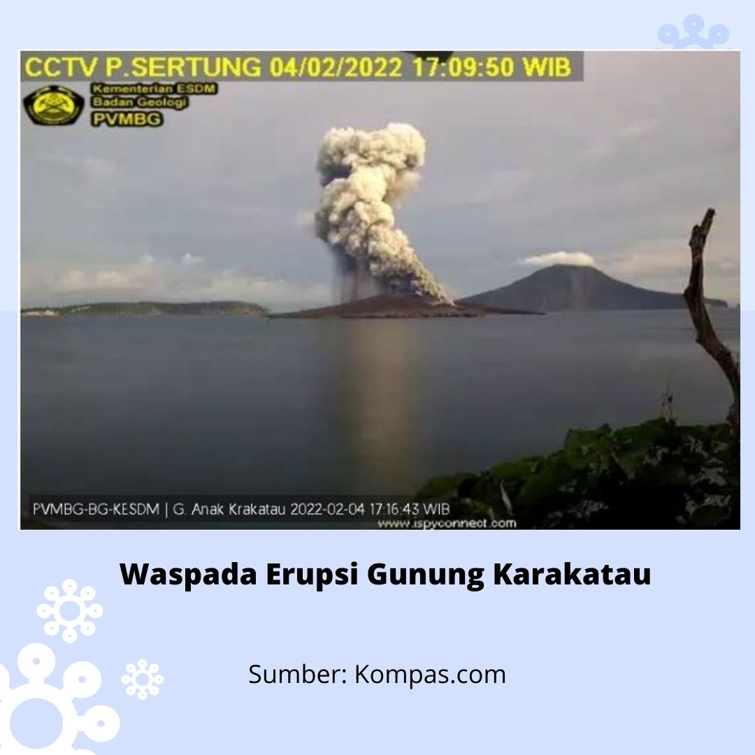 Waspada Erupsi Gunung Anak Karakatau
