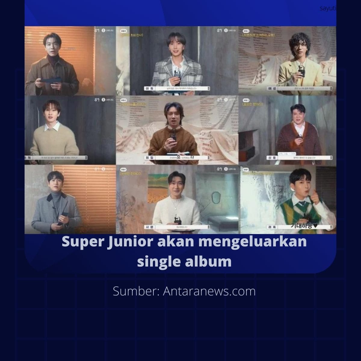 Super Junior akan mengeluarkan single album