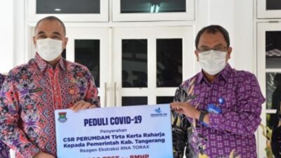 Bupati Tangerang Memperoleh 4.000 Reagen PCR