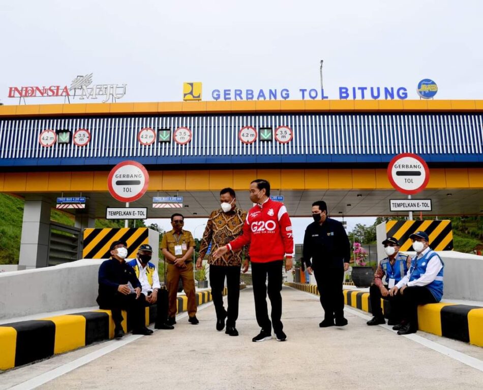 Presiden Resmikan Tol Manado-Bitung