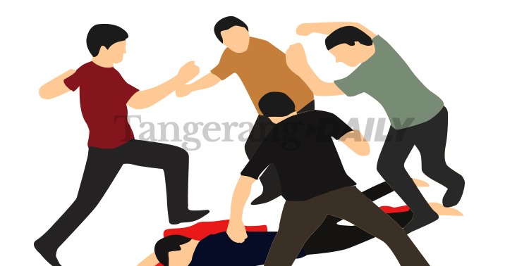 Di Pagedangan, Seorang Pria Dikeroyok Tepatnya di Parkiran Tempat Karaoke