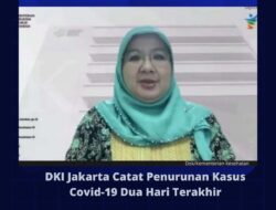 DKI Jakarta Catat Penurunan Kasus Covid-19 Dua Hari Terakhir