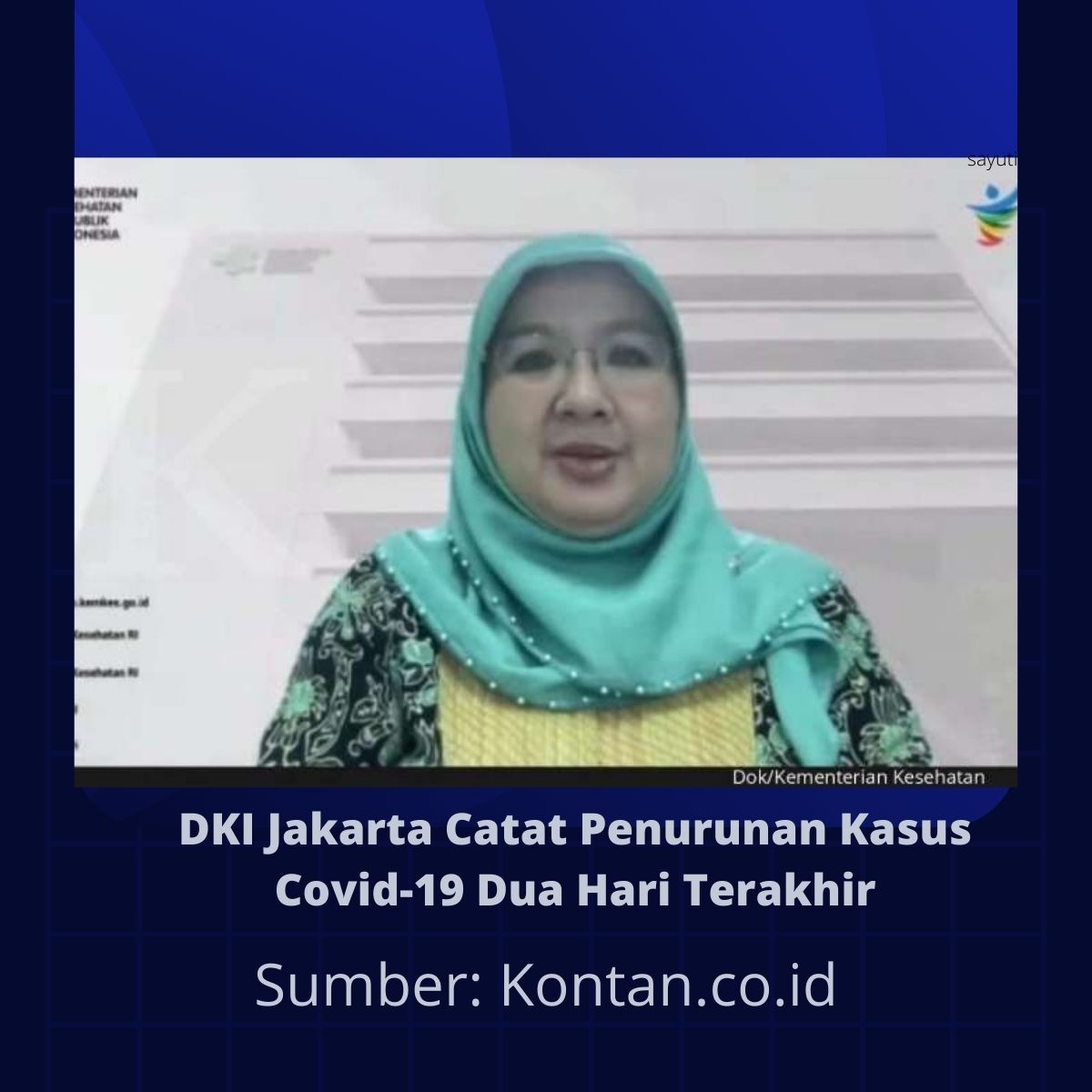 DKI Jakarta Catat Penurunan Kasus Covid-19 Dua Hari Terakhir