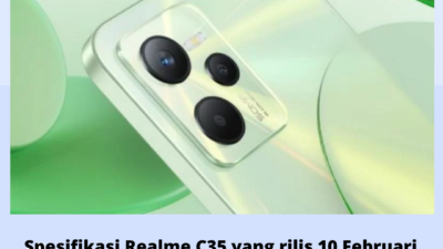 Spesifikasi Realme C35 yang rilis 10 Februari.