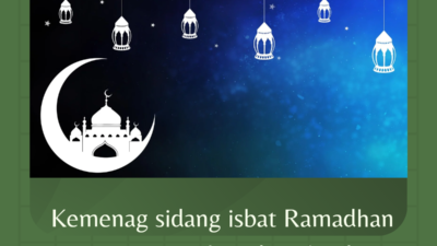 Ramadhan 1443 Hijriah,  Kemenag sidang isbat 1 April