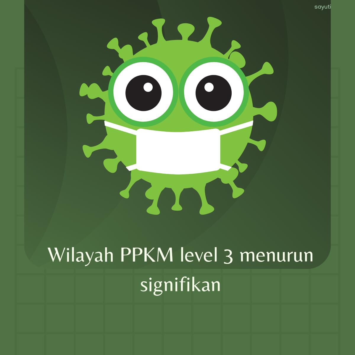 Wilayah PPKM level 3 menurun signifikan