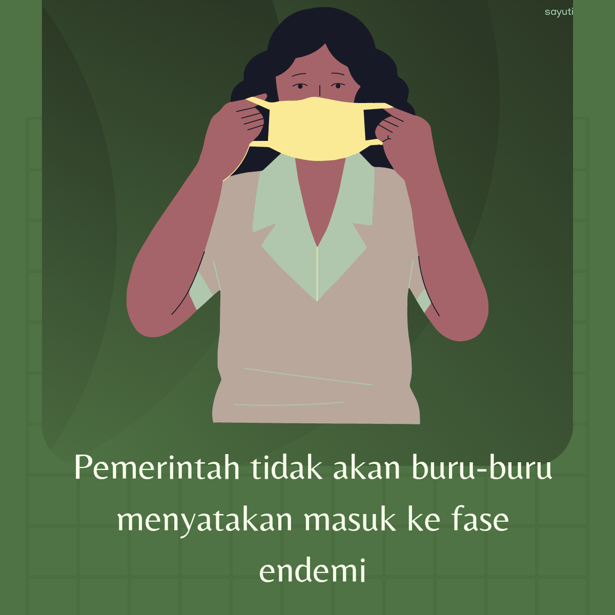 Pemerintah tidak akan buru-buru menyatakan masuk ke fase endemi