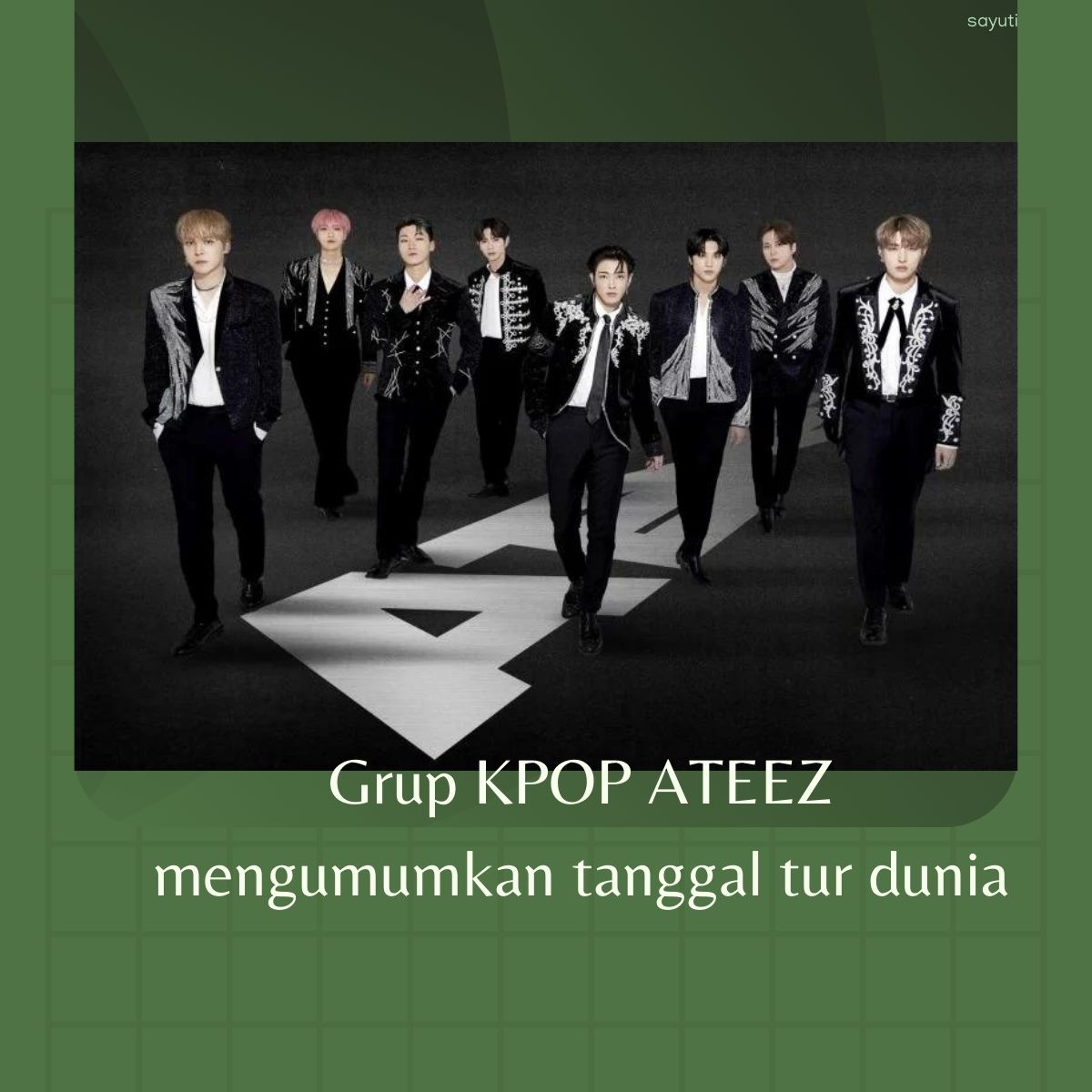 Grup KPOP ATEEZ mengumumkan tanggal tur dunia