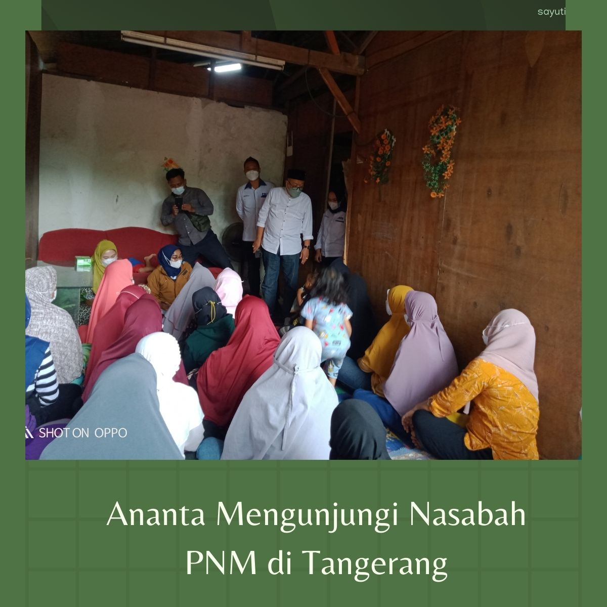 Ananta Mengunjungi Nasabah PNM di Tangerang