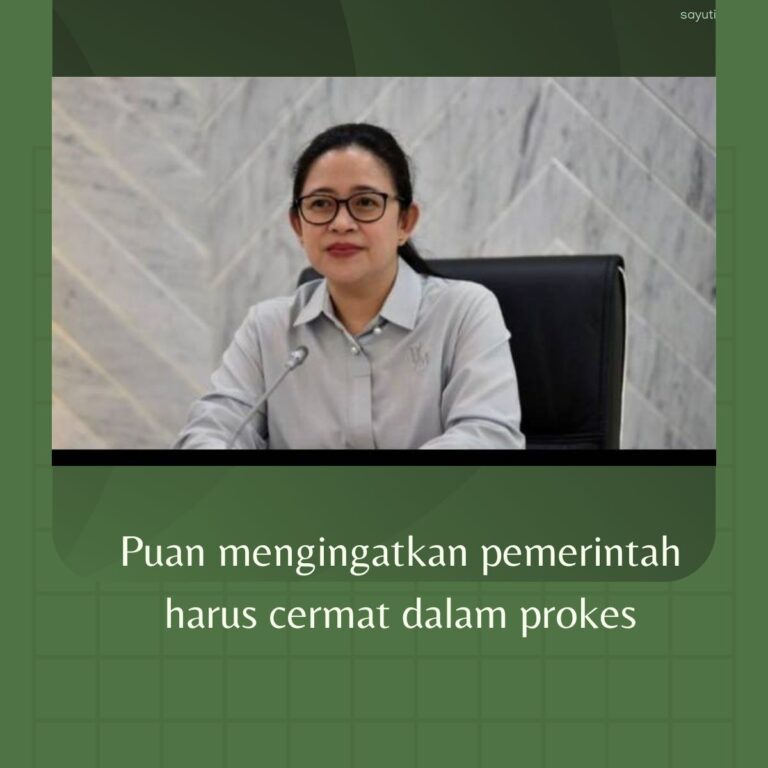 Puan Pemerintah Harus Cermat Dalam Pelongaran Prokes Semartaranews