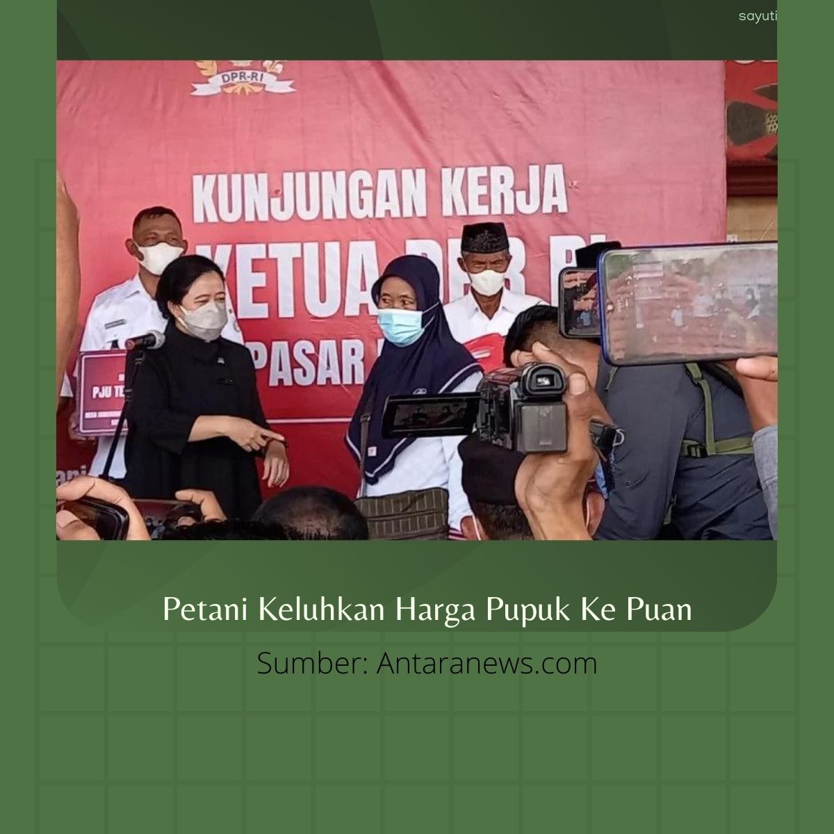 Petani Keluhkan Harga Pupuk Ke Puan