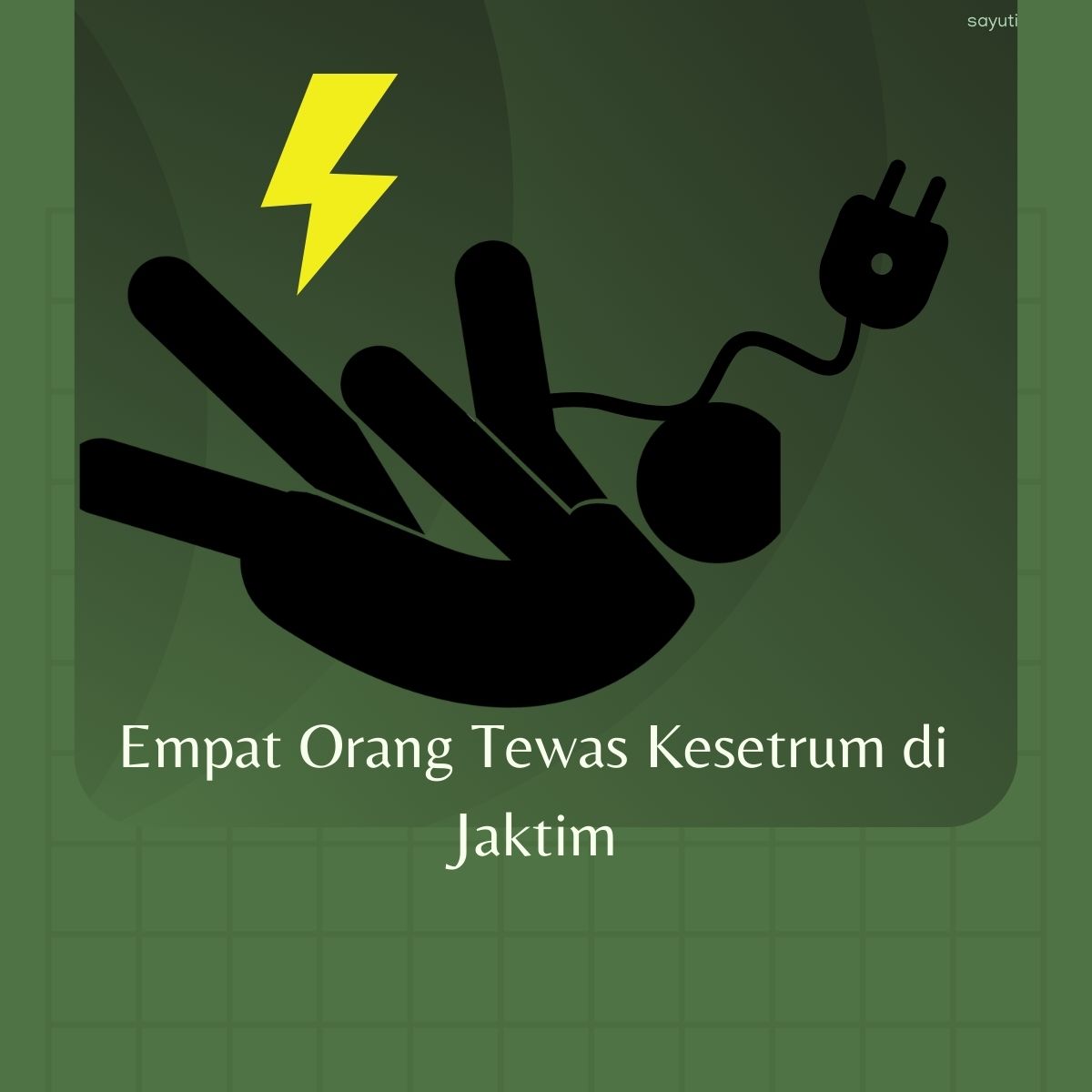 Empat Orang Tewas Kesetrum di Jaktim