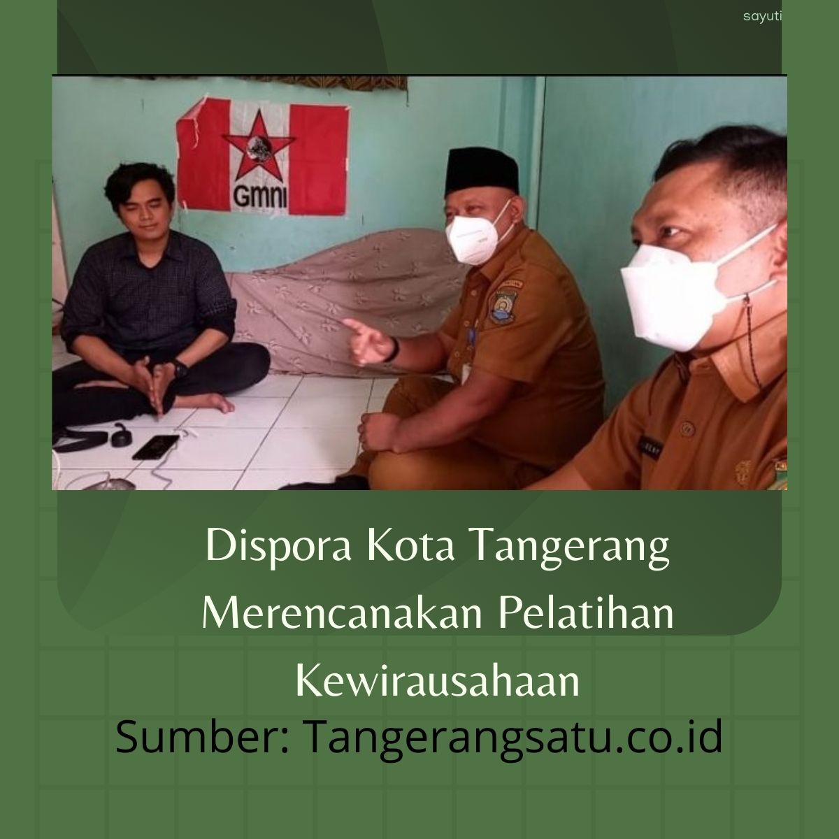 Dispora Kota Tangerang Merencanakan Pelatihan Kewirausahaan