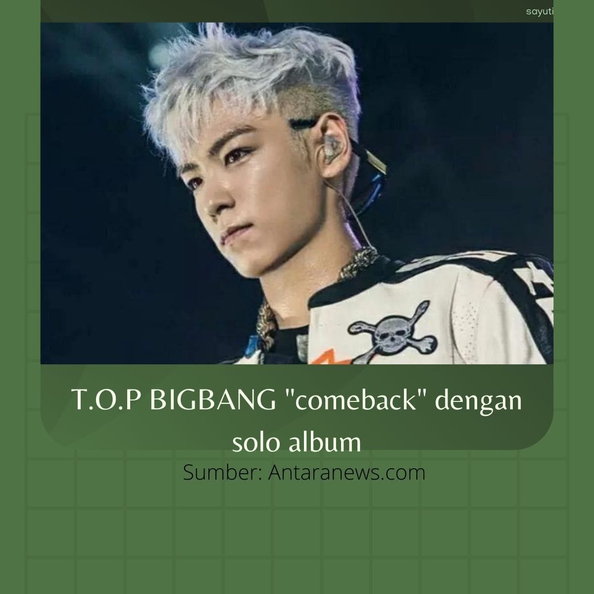 T.O.P BIGBANG "comeback" dengan solo album