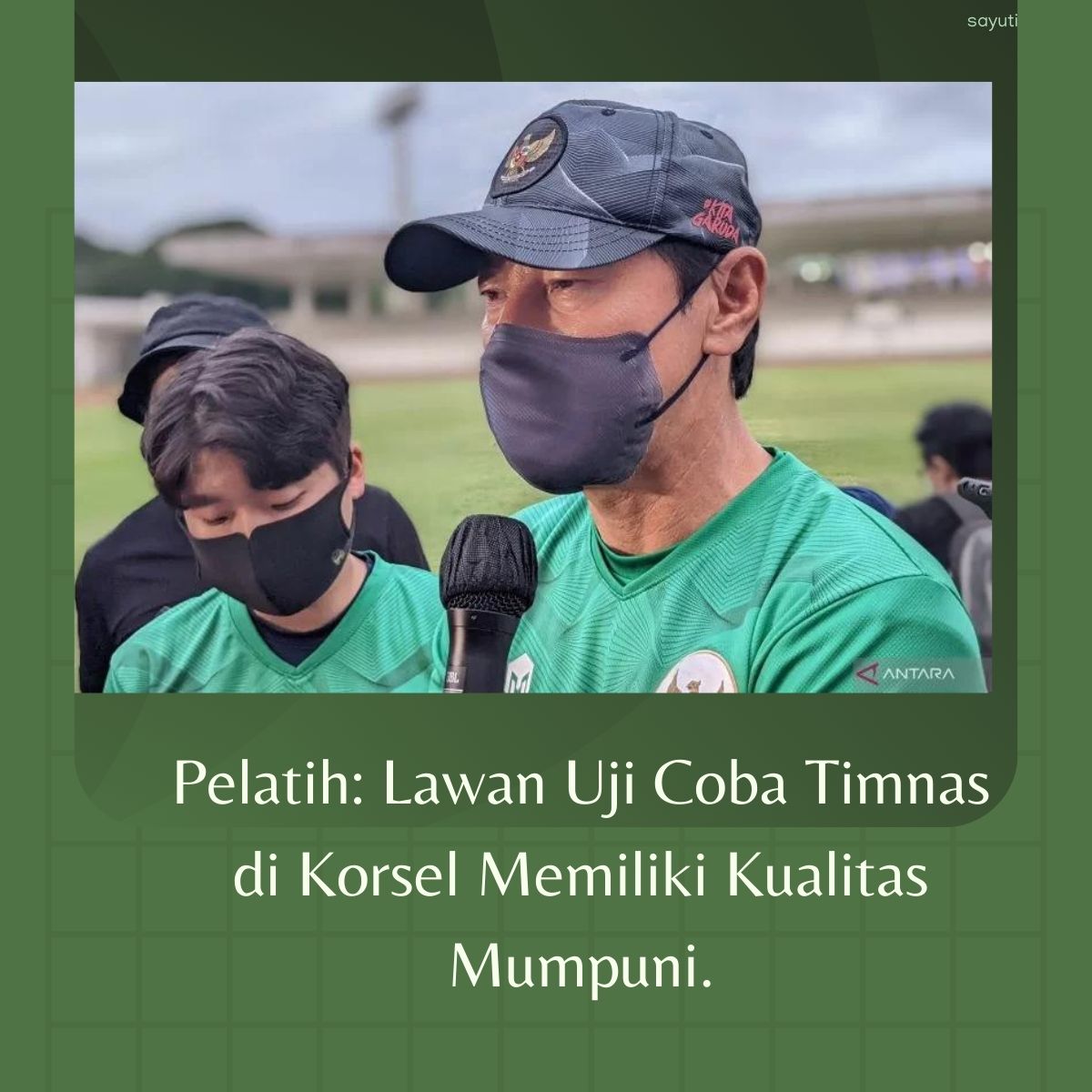 Pelatih: Lawan Uji Coba Timnas di Korsel Memiliki Kualitas Mumpuni.