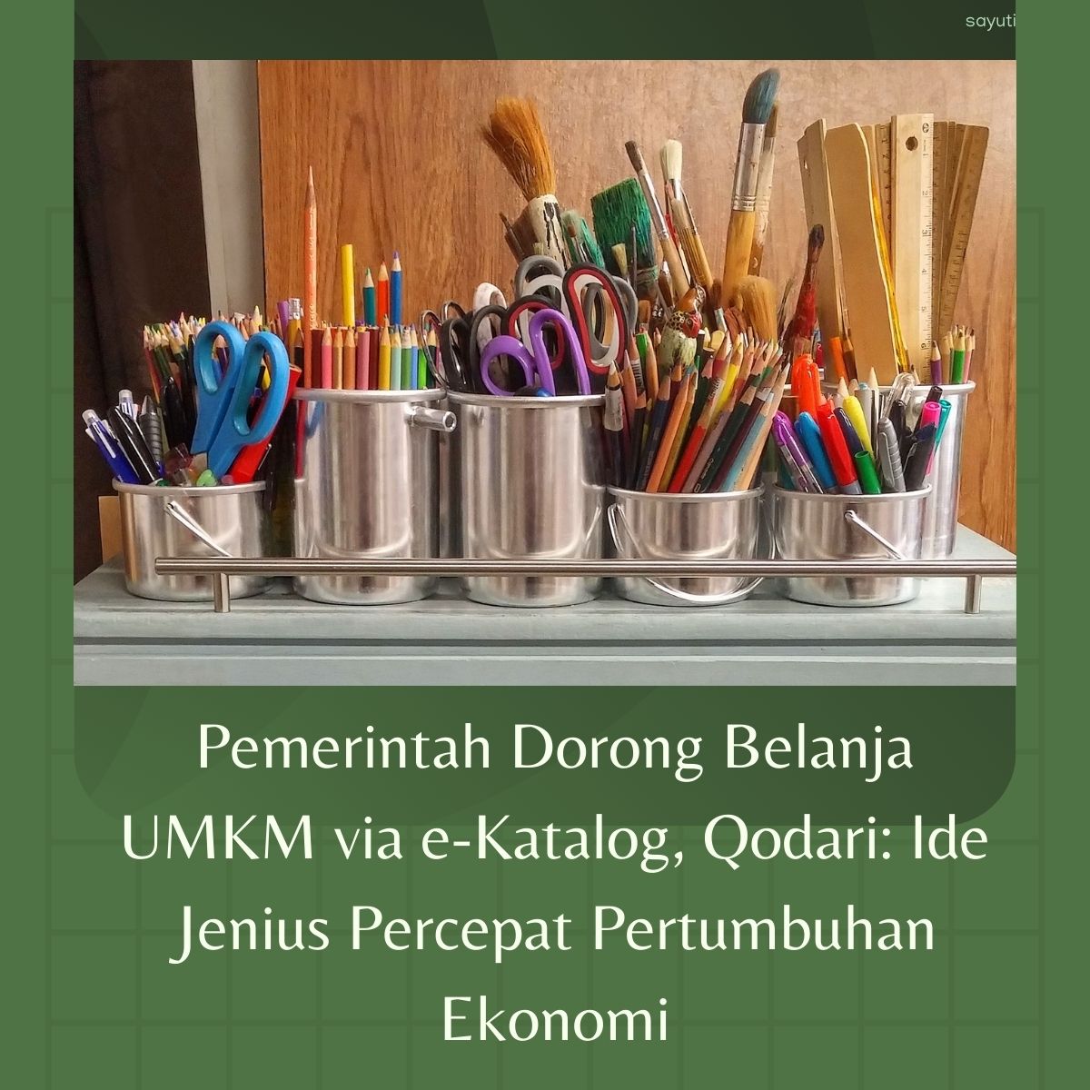 Pemerintah Dorong Belanja UMKM via e-Katalog, Qodari: Ide Jenius Percepat Pertumbuhan Ekonomi